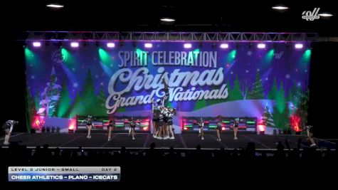 Cheer Athletics - Plano - Icecats [2025 L3 Junior - Small Day 2] 2025 Spirit Celebration Christmas Grand Nationals