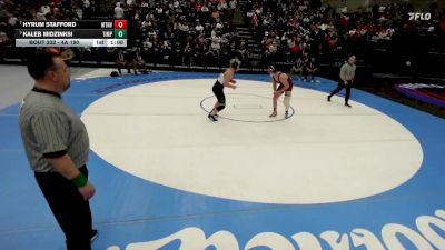 4A 190 lbs Semifinal - Kaleb Midzinksi, Timpanogos vs Hyrum Stafford, Mountain View