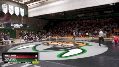 165 lbs Tate Geiser, Cleveland State vs Brett Smith, Northern Illinois