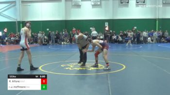 120 lbs Prelims - Ryan Alfano, South East Cyclones vs Jake Hoffmann, Fox Lane