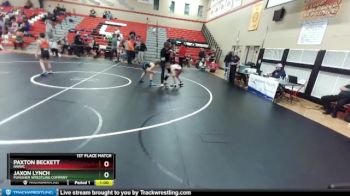 86 lbs 1st Place Match - Jaxon Lynch, Punisher Wrestling Company vs Paxton Beckett, NWWC