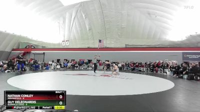 157 lbs Finals (2 Team) - Nathan Conley, Indianapolis vs Guy Deleonardis, Glenville State