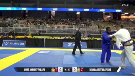 Ryan Barrett Graveline vs Omar Anthony Phillips 2025 Pan Jiu Jitsu IBJJF Championship