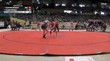 157 lbs Cons. Round 2 - Tyler Pittman, East Jessamine vs Clayton Bradley, Montgomery County