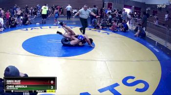 135 lbs 1st Place Match - Greg Ruiz, SoCal Hammers vs Chris Arreola, Roughhouse