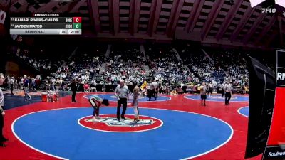 4A-113 lbs Semifinal - KAMARI RIVERS-CHILDS, Southwest Dekalb vs Jayden Mateo, Stockbridge
