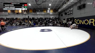 165 lbs Cons. Round 3 - Shane Linehan, Santa Margarita vs Mason Eligio, Ayala