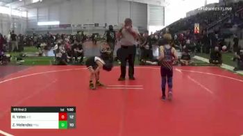52 lbs Rr Rnd 3 - Ryder Yates, Atc vs Zander Melendez, Pride WC