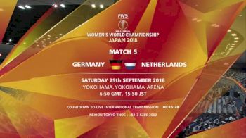 GER vs NED | 2018 FIVB Women's World Championships