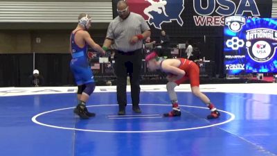 12U Boys - 135 lbs 1st Place Match - Payson Mashke, Michigan West Wrestling Club vs Cragen Smith, Wichita Training Center