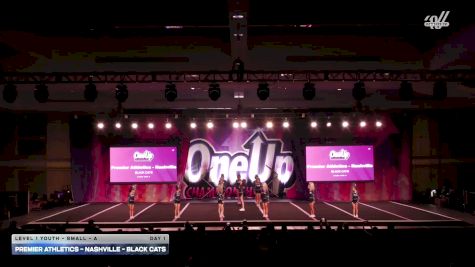 Premier Athletics - Nashville - BLACK CATS [2026 L1 Youth - Small - A Day 1] 2026 One Up Grand Nationals
