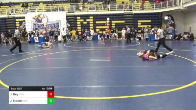 100 lbs Consy 6 - Jahmiah Bey, Steubenville-OH vs Jillian Mount, Hickory