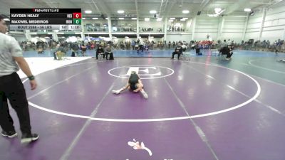 56 lbs Quarterfinal - Kayden Healy, New England Gold WC vs Maxwel Medeiros, Iron Faith WC