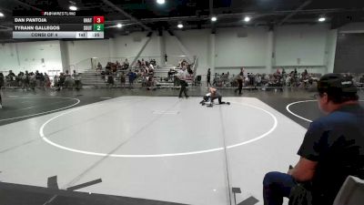 87 lbs Consi Of 4 - Dan Pantoja, Unattached vs Tyrann Gallegos, Southwest Hammers