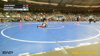 64 lbs Round Of 32 - Calvin Kennedy, SK Elite vs Kylynn Snow, Champions Wrestling Club