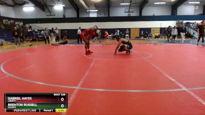 197 lbs Cons. Semi - Gabriel Hayes, Liberty vs Brenton Russell, USMAPS