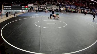 D 1 144 lbs Champ. Round 1 - Ian David, Acadiana vs Jude Fos, Holy Cross