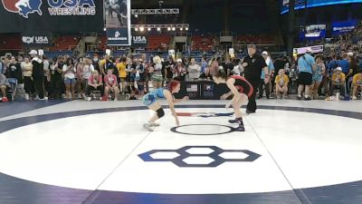 95 lbs Cons. Rd Of 32 - Hazel Holden, Wisconsin vs Audrey Layman, New Mexico