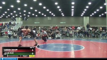 133 lbs Placement Matches (16 Team) - Carson Taylor, Grand View (Iowa) vs Jacob Ruiz, Life