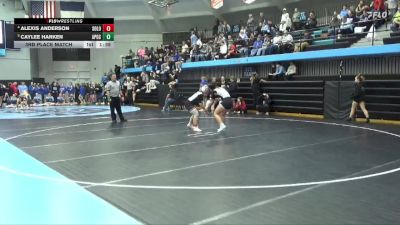 145 lbs 3rd Place Match - Alexis Anderson, Solon vs Caylee Harken, AP/GC