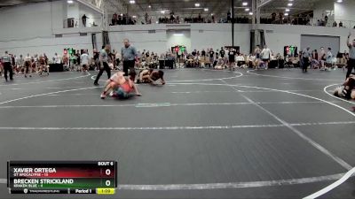 132 lbs Round 2 (8 Team) - Xavier Ortega, GT Apocalypse vs Brecken Strickland, Kraken Blue