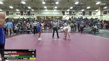 190 lbs Round 3 - Brody Fairholm, Clear Creek-Amana vs Walker Smith, Lisbon