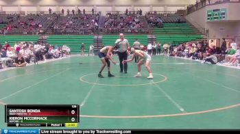 126 lbs Semis & 1st Wb (8 Team) - Santosh Bonda, West Forsyth vs Kieron McCormack, Buford