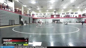 285 lbs Quarterfinal - Jacob Dykes, Southwest Minnesota State vs Mason Watt, Chadron State