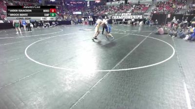 D2-285 lbs Cons. Semi - Aiden Isaacson, Mondovi/Eleva-Strum vs Brock Bentz, Campbellsport