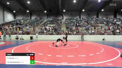 130 lbs Consolation - Travis Cowan, Rockmart Takedown Club vs Avett Montesinos, Georgia