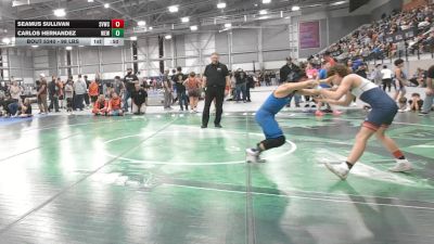 98 lbs Cons. Quarters - Carlos Hernandez, Warden Elite Wrestling vs Seamus Sullivan, Silver Valley Wrestling Club