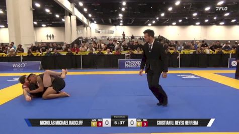 Cristian U. Reyes Herrera vs Nicholas Michael Radcliff 2025 World IBJJF Jiu-Jitsu No-Gi Championship
