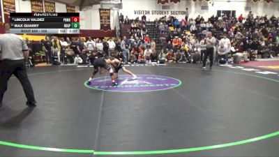 106 lbs Quarterfinal - Lincoln Valdez, Pomona vs Max Quarry, Notre Dame-Green Pond