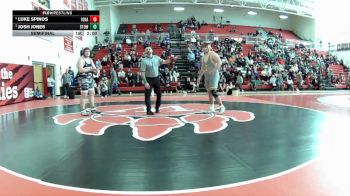 285 lbs Semifinal - Luke Spinos, Cle. St. Ignatus vs Josh Jones, Stow-Munroe Falls