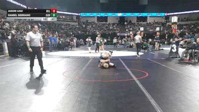 106 lbs Consi Of 16 #1 - Jason Liau, Bellarmine (CC) vs Daniel Serrano, Clovis East (CS)