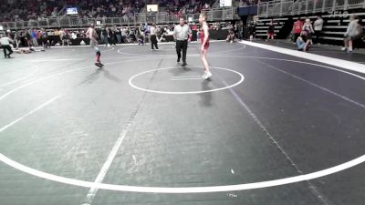 92 lbs Quarterfinal - Gabriel Ryzyi, Massa's Maniacs vs Hayden Rathgeber, East Kansas Eagles