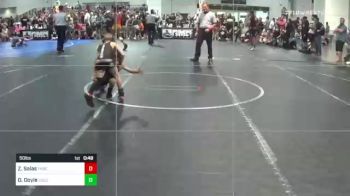 50 lbs Quarterfinal - Zephyr Salas, Threshold WC vs Deshawn Doyle, Colorado Bad Boys