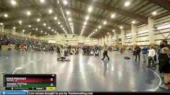 78 lbs Quarters & Wb (16 Team) - Tayden Tuttle, Nevada Elite vs Evan Provost, Oregon
