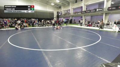 157 lbs Cons. Sub-semis - Keanu Lee, Heartland Wrestling Academy vs Vedwin Nivas, Blairstown Wrestling Club