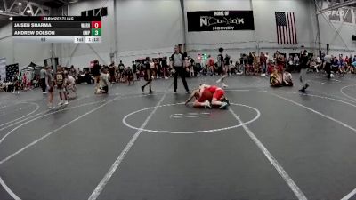 92 lbs Round 4 (6 Team) - Jaisen Sharma, Warhawks vs Andrew Dolson, OMP