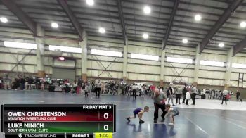 46 lbs 1st Place Match - Owen Christenson, Wasatch Wrestling Club vs Luke Minich, Southern Utah Elite