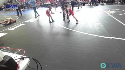 49 lbs Semifinal - Brooks Baxter, Claremore Wrestling Club vs Blayde Gunnarson, Claremore Wrestling Club