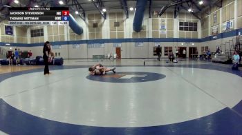 12U Boys GR - 92-98 3rd Place Match - Jackson Stevenson, Braves Wrestling Club vs Thomas Wittman, Owen County Wrestling Club