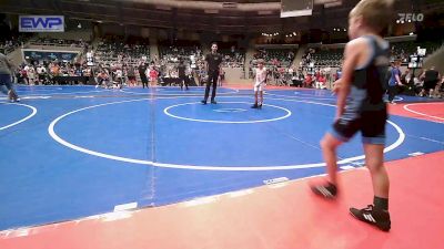 55 lbs Quarterfinal - Harlan Edwards, Coweta Tiger Wrestling vs Ben Bartel, Bartlesville Wrestling Club