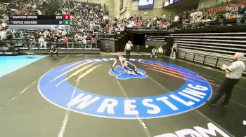4A 144 lbs Champ. Round 1 - Sawyer Grow, Mountain View vs Royce Decker, Deseret Peak