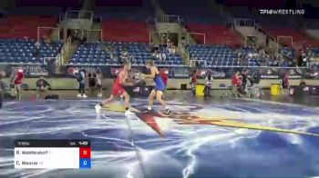 126 lbs Consi Of 32 #1 - Braxten Westendorf, Iowa vs Colton Weaver, Oklahoma