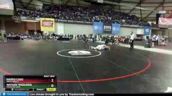 3A 145 lbs 3rd Place Match - Mateo Caso, Walla Walla vs Nathan Wadleigh, Mountain View