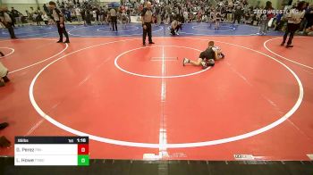 85 lbs Semifinal - Gianni Perez, Pin-King All Stars vs Lucas Howe, Team Tulsa Wrestling Club