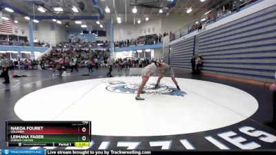 170 lbs Semifinal - Leimana Fager, Corner Canyon vs Nakoa Fouret, Columbia