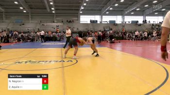 152 lbs Semifinal - Nicky Negron, PA vs Zack Aquila, OH